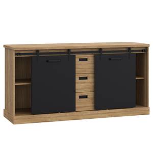 Sideboard Tallberg Eiche Grandson Dekor / Schwarz