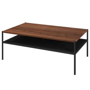 Tavolino da salotto Uxia II Impiallacciatura in vero legno - Nocciolo - 110 x 65 cm