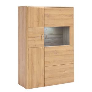 Credenza Rockford Effetto rovere chiaro - Anta in vetro a destra