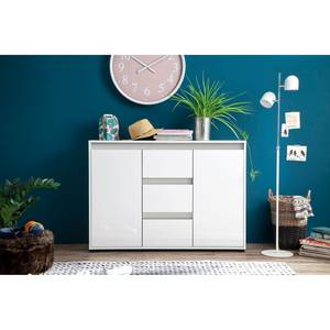 Commode Sol III Blanc brillant / Blanc