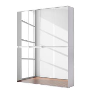 Armoire d’entrée Mirror Blanc - Largeur : 148 cm