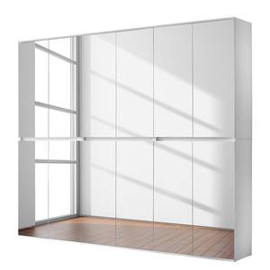 Garderobenschrank Mirror Weiß - Breite: 222 cm