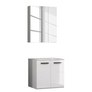 Set di mobili da bagno Riva III (2) Bianco lucido / Bianco