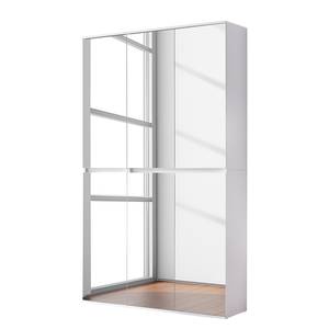 Garderobenschrank Mirror Weiß - Breite: 111 cm