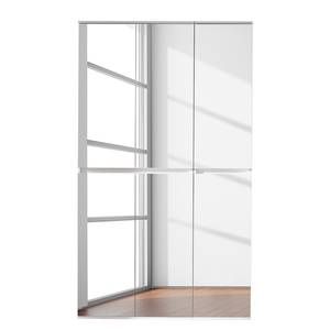 Garderobenschrank Mirror Weiß - Breite: 111 cm