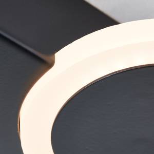 LED-Deckenleuchte Meriza II Acrylglas / Eisen - 3-flammig - Schwarz