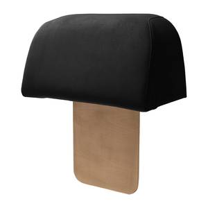 Pouf Miu Magic con schienale S Velluto Sadia: antracite