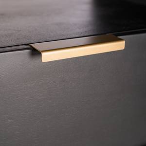 Credenza Bursa Mango massello - Nero / Oro