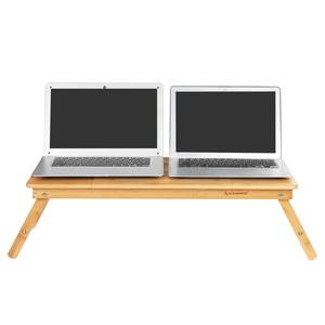 Tavolo per PC portatile Grasholme II Legno massello di bambù