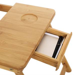 Tavolo per PC portatile Grasholme I Legno massello di bambù
