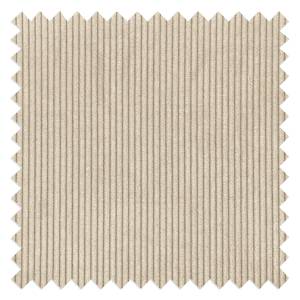 Ecksofa Lordelo 3-Sitzer mit Longchair Cordstoff Licia: Beige - Longchair davorstehend rechts