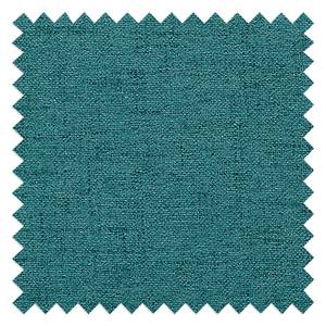 Repose-pieds BIANDO avec pieds en bois Tissu Neli: Turquoise