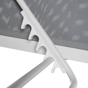 Flexibles Balkonloungeset Playce One Aluminium / Webstoff - Grau