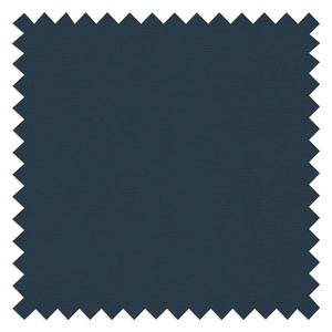 Canapé d’angle Huesca II Velours Mohini: Bleu nuit - Méridienne longue à gauche (vue de face)