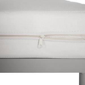 Set di mobili da esterno Milla Alluminio / Tessuto - Bianco crema