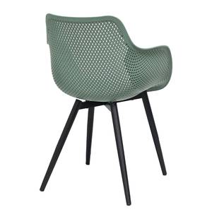 Set di 2 sedie da giardino Pero Alluminio / Polipropilene - Verde oliva
