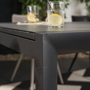 Tavolo da giardino Klay II Alluminio - Nero