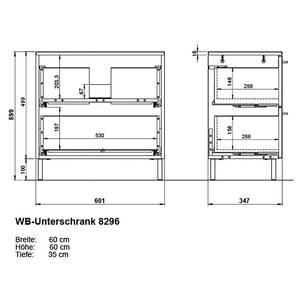 Badezimmerset Arvada VIII (4-teilig) Inkl. Beleuchtung - Weiß