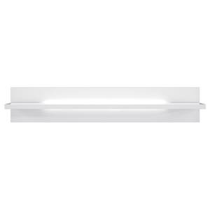 Wandplank Mistigri incl. verlichting - hoogglans wit/mat wit