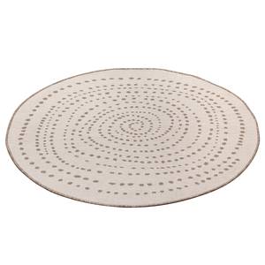 In- & outdoorvloerkleed Bali polypropeen - Beige/bruin - Diameter: 200 cm