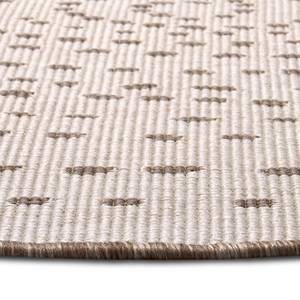 In-/Outdoorteppich Bali Polypropylen - Beige / Braun - Durchmesser: 140 cm