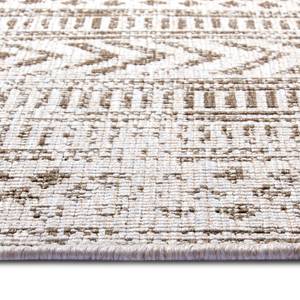 Tapis de couloir Biri Polypropylène - Beige / Marron - 80 x 250 cm