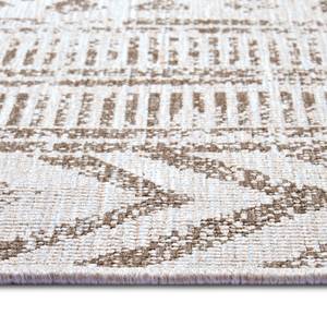 Outdoorteppich Biri Polypropylen - Beige / Braun - 80 x 150 cm