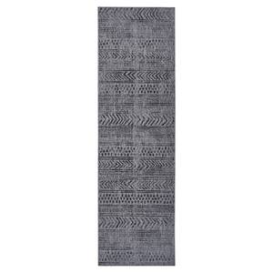 Loper Biri polypropeen - Zilverkleurig/grijs - 80 x 250 cm