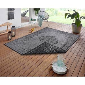 Tapis extérieur Cebu Polypropylène - Argenté / Gris - 80 x 150 cm