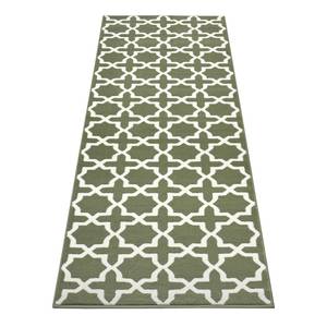 Tapis de couloir Glam Polypropylène - Vert - 80 x 250 cm