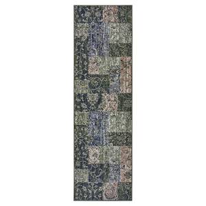 Kurzflorteppich Kirie Polypropylene - Grün - 80 x 250 cm