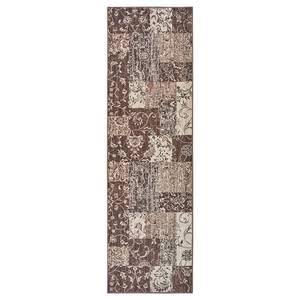 Laagpolig vloerkleed Kirie polypropeen - Taupe - 80 x 250 cm