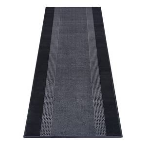 Tapis de couloir Band Polypropylène - Noir - 80 x 300 cm