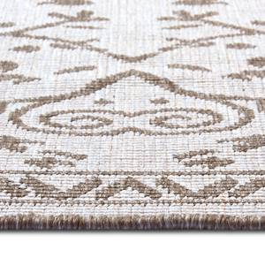 Tapis extérieur Leyte Polypropylène - Beige / Marron - 200 x 290 cm