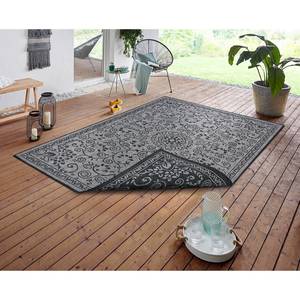 Tapis extérieur Leyte Polypropylène - Argenté / Gris - 200 x 290 cm