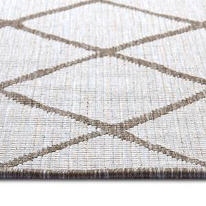 Tapis intérieur/extérieur Malaga Polypropylène - Beige / Marron - 80 x 150 cm