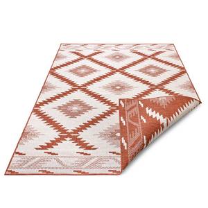 Tapis intérieur / extérieur Malibu Polypropylène - Beige / Rouge - 120 x 170 cm