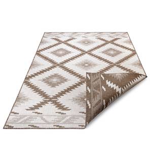 Tapis intérieur / extérieur Malibu Polypropylène - Beige / Marron - 120 x 170 cm