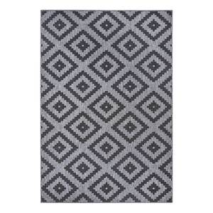 Tapis intérieur/extérieur Malta Polypropylène - Argenté / Gris - 80 x 150 cm