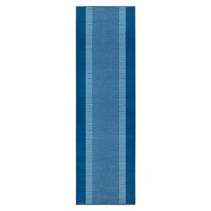 Kurzflorteppich Band Polypropylene - Jeansblau - 160 x 230 cm