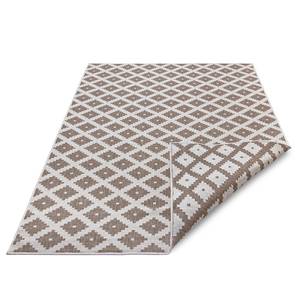 In-/Outdoorteppich Nizza Polypropylene - Beige / Braun - 120 x 170 cm