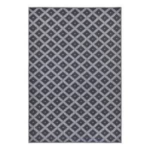 Tapis intérieur / extérieur Nizza Polypropylène - Argenté / Gris - 120 x 170 cm