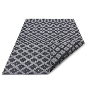 Tapis intérieur / extérieur Nizza Polypropylène - Argenté / Gris - 120 x 170 cm