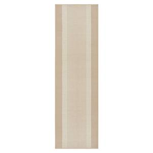 Kurzflorteppich Band Polypropylene - Beige - 200 x 290 cm