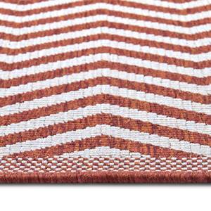 In-/Outdoorläufer Palma Polypropylene - Beige / Rot - 80 x 350 cm