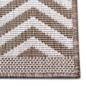 Tapis de couloir Palma Polypropylène - Beige / Marron - 80 x 250 cm