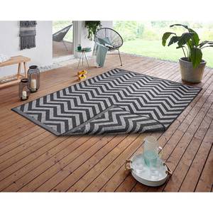 In- & outdoorvloerkleed Palma polypropeen - Zilverkleurig/grijs - 160 x 230 cm