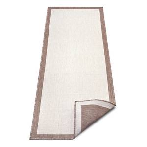 In- en outdoorloper Qala polypropeen - Beige/bruin - 80 x 350 cm