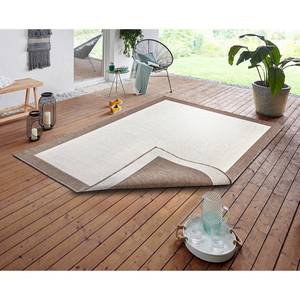 In-/Outdoorteppich Panama Polypropylen - Beige / Braun - 160 x 230 cm