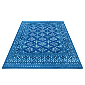 Kurzflorteppich Sao Buchara Polypropylen - Jeansblau - 80 x 150 cm